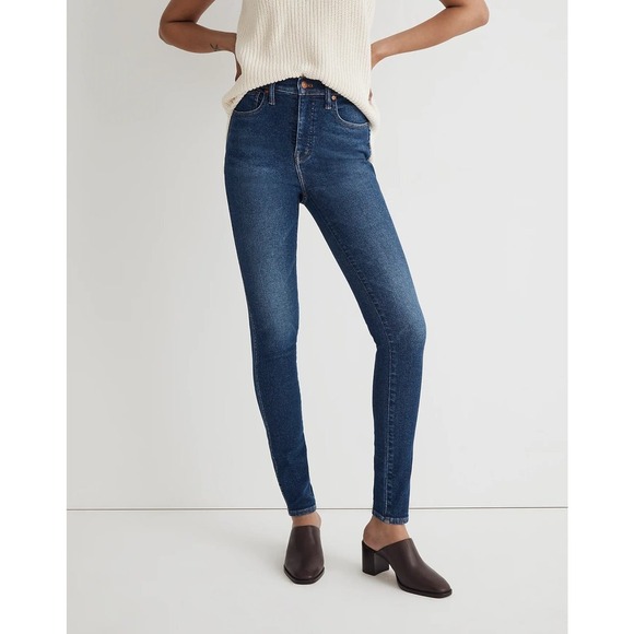 Madewell Denim - Madewell 10" High Rise Skinny Jeans Smithley Wash